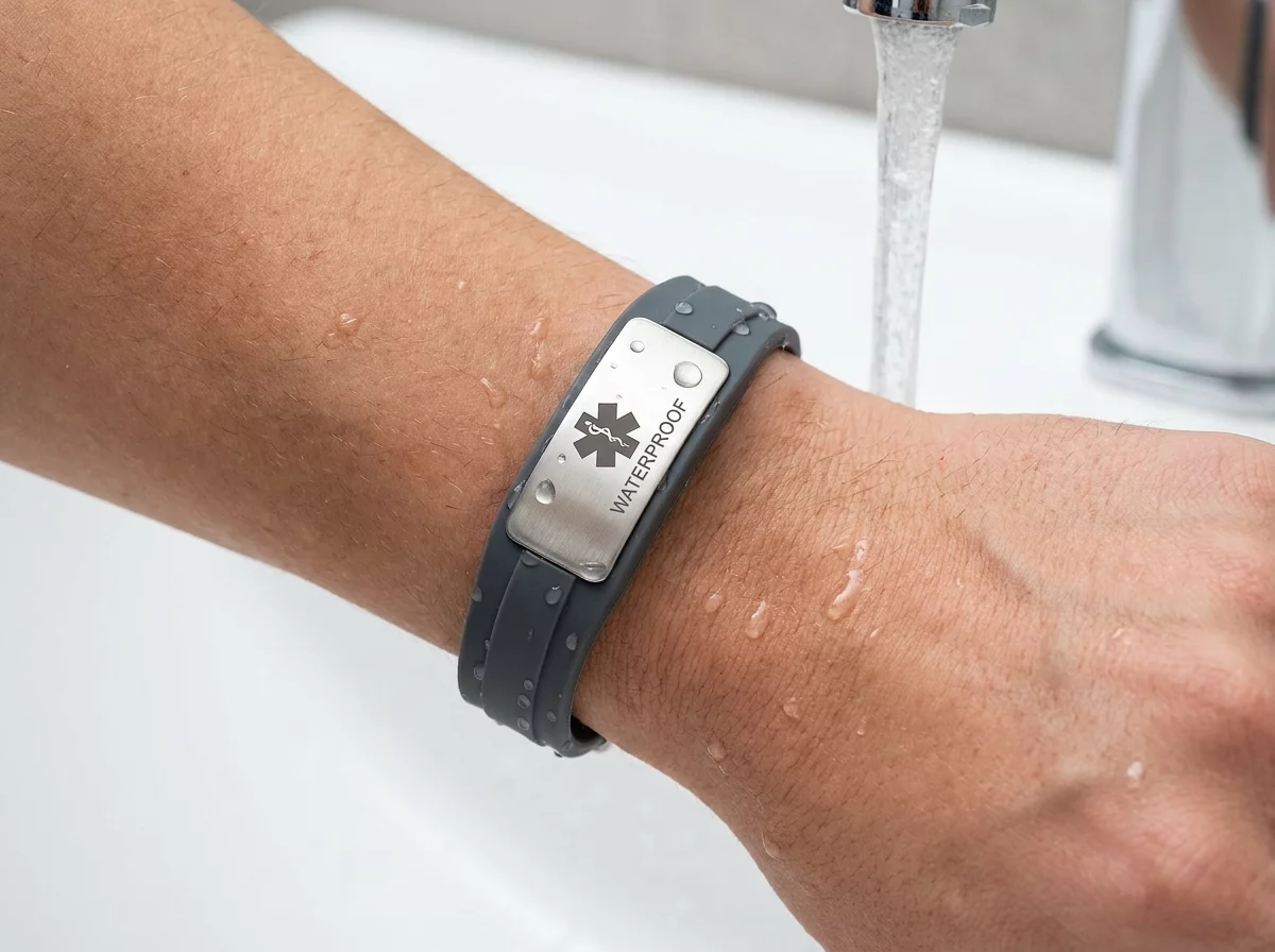 Bracelet de teleassistance etanche