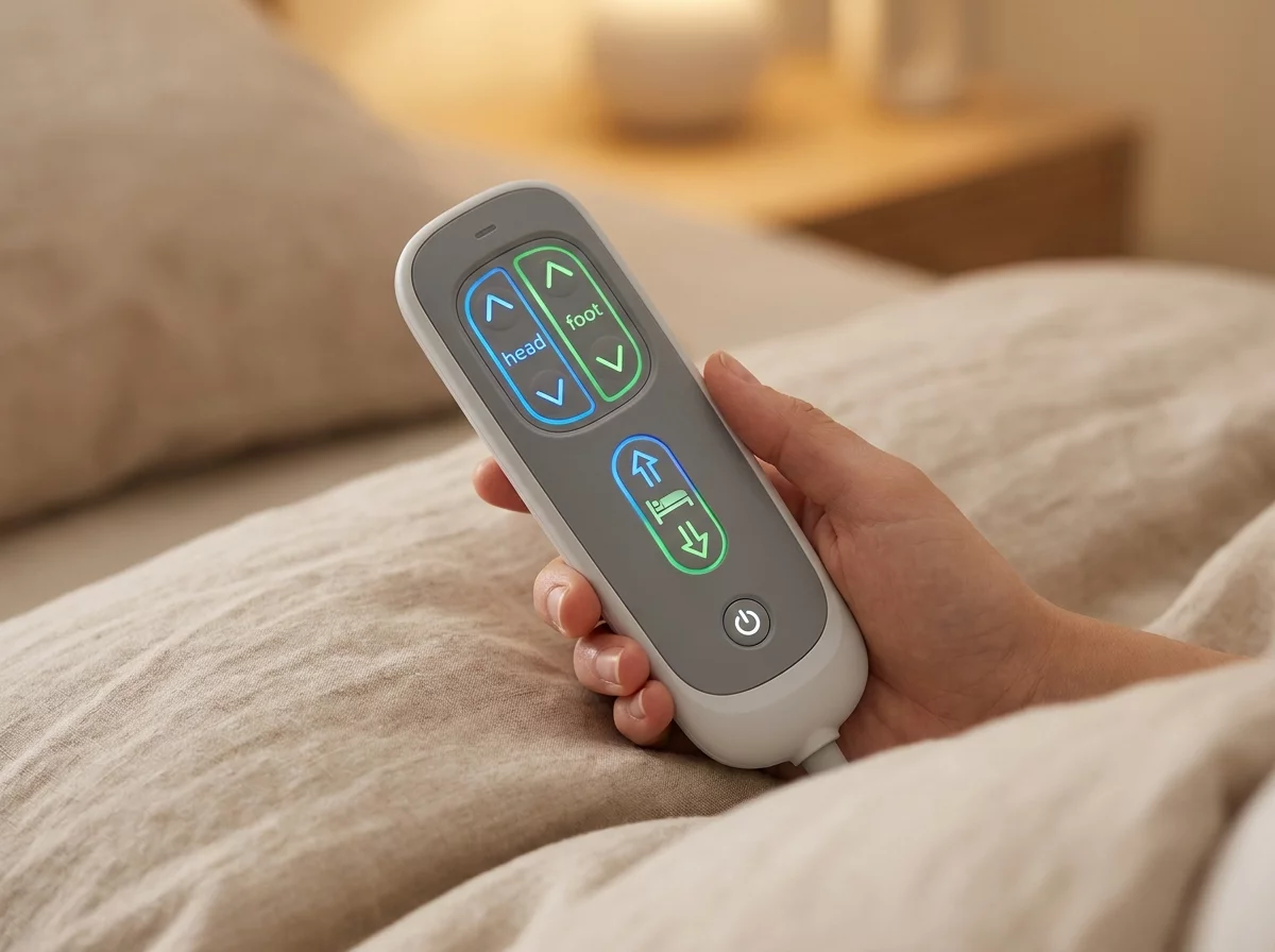 Telecommande du lit medicalise
